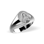 Sacred Heart Of Jesus Signet Ring