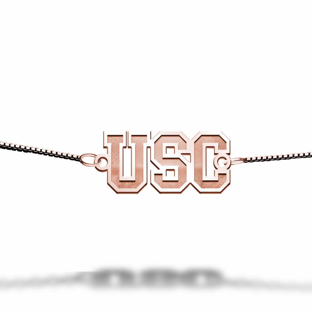 Usc Block Bracelet