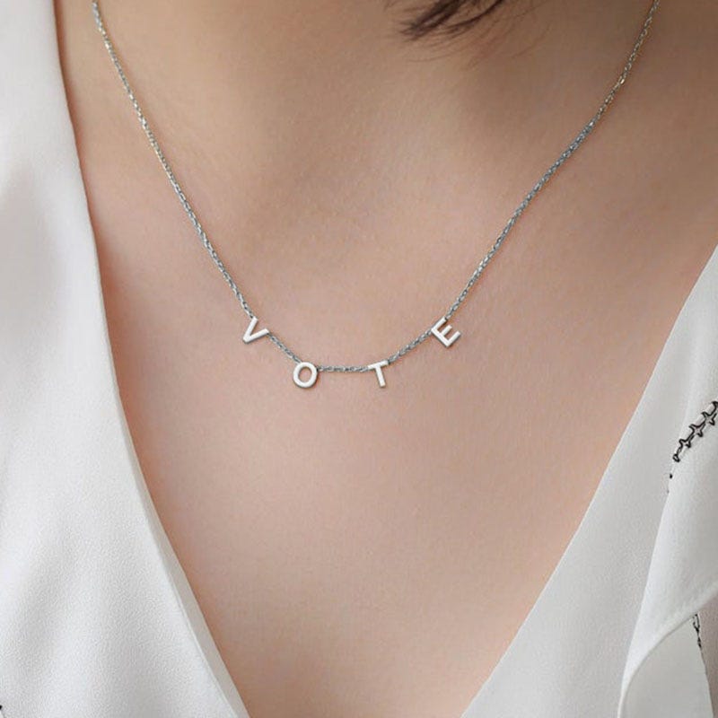 Vote Necklace