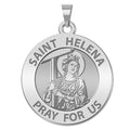 Saint Helena Round Religious Medal