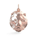 Lion Head Charm