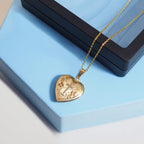 Cross Heart Photo Locket