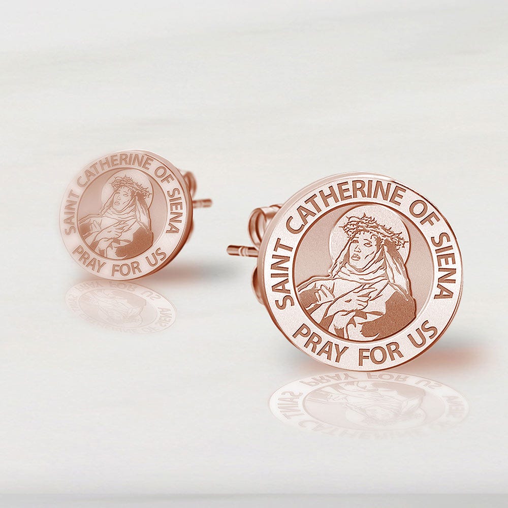 Saint Catherine Of Siena Earrings
