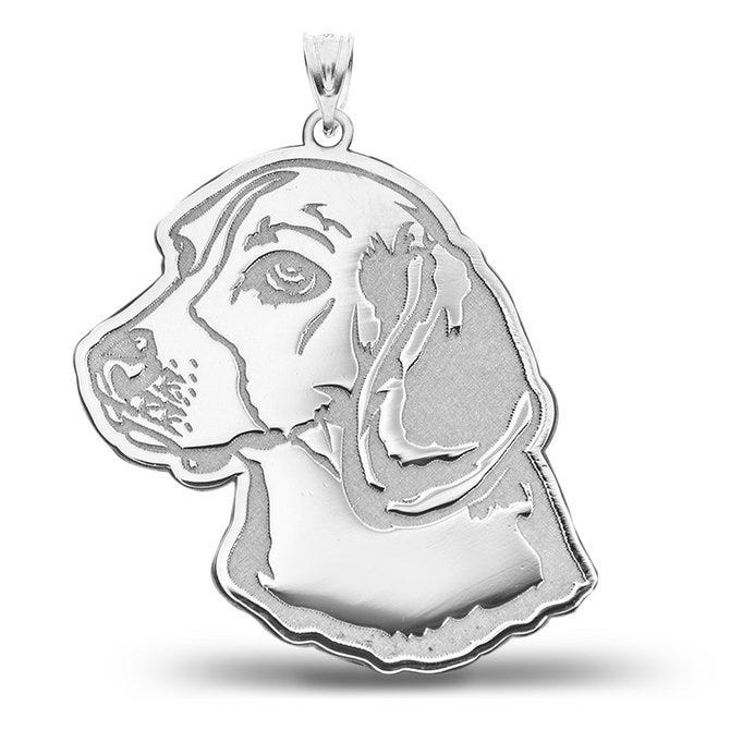 Beagle Dog Portrait Charm or Pendant