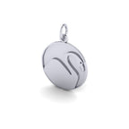 3907-Silver-07-Swans-A-Swimming