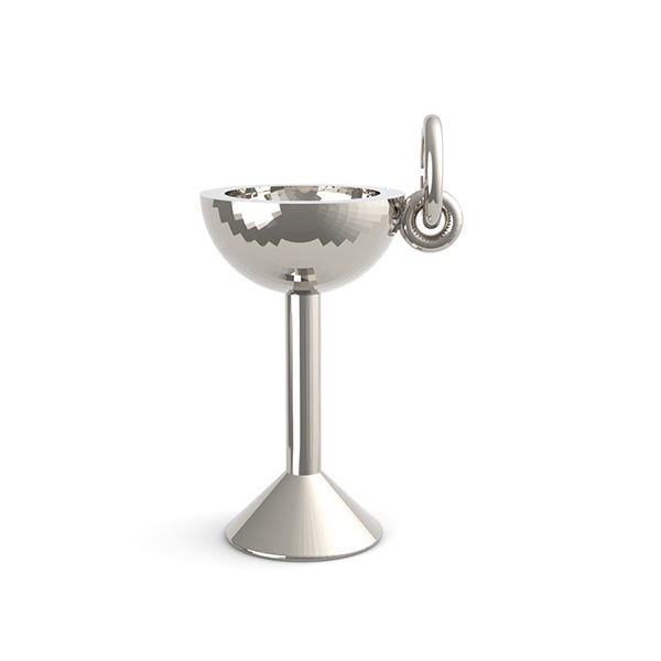 Champagne Glass Charm 0456