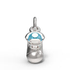 March Baby Shoe Charm