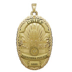 Personalized Pasadena California Sheriff Badge with Rank, Number & Dept.