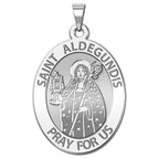 Saint Aldegundis Religious Medal