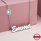 Ohio State University Name Necklace with O Logo Charm