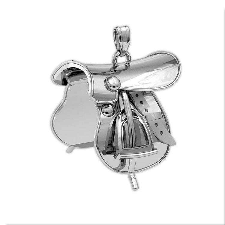 Equestrian Horse Saddle Horse Jewelry Charm