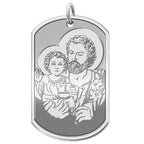 Saint Joseph - Dog Tag Religious Medal