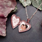 Rose Gold Plated Classic Heart Photo Locket