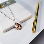 Oval Photo Pendant Charm