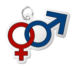 Male and Female Symbol Charm