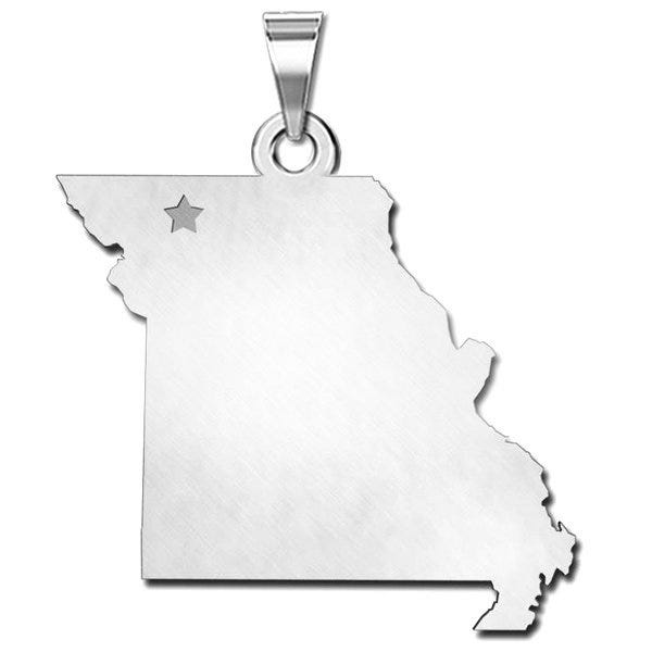 Personalized Missouri Pendant or Charm