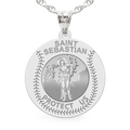 Saint Sebastian Baseball Medal