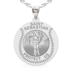 Saint Sebastian Baseball Medal