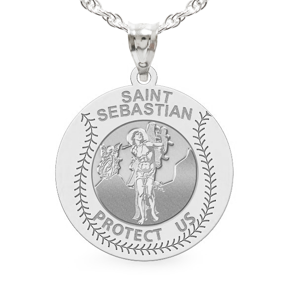 Saint Sebastian Baseball Medal