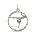 Gymnast On Balance Beam Charm