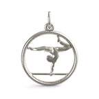 Gymnast On Balance Beam Charm