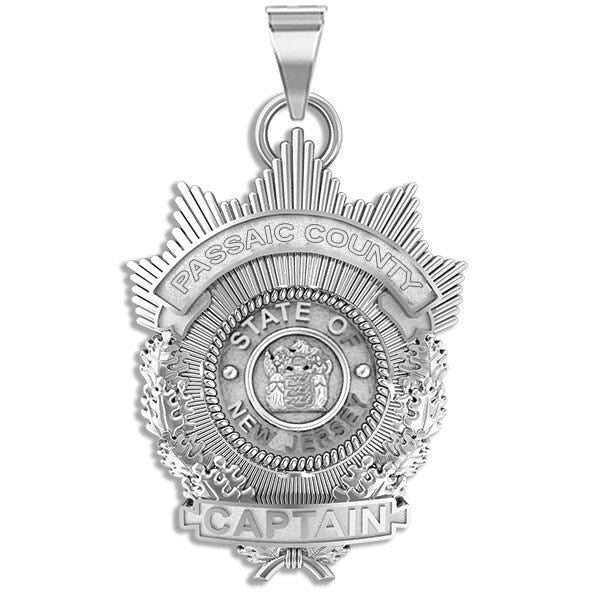 Personalized New Jersey Police Captain Badge with Your Departmenta