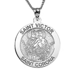 Saint Victor And Saint Corona Religious Medal