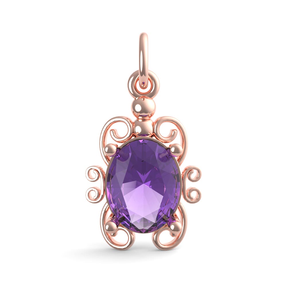 Filigree June Stone Charm(4764-006)