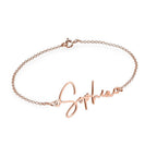 Personalized Modern Script Name Anklet