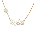 Saint Veronica Custom Name Necklace