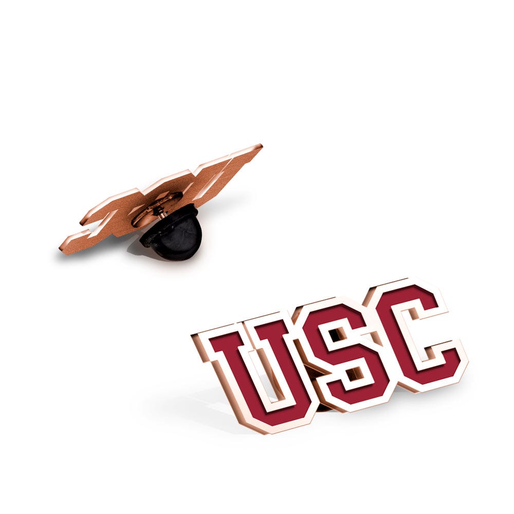 Usc Color Enamel Block Pin