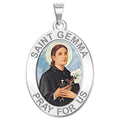 Saint Gemma Galgani Oval Medal