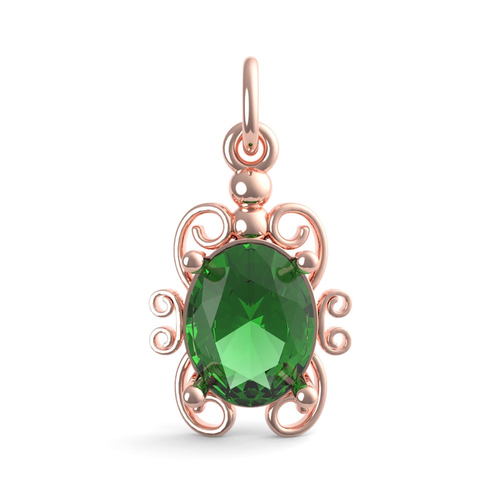 Filigree May Stone Charm(4764-005)