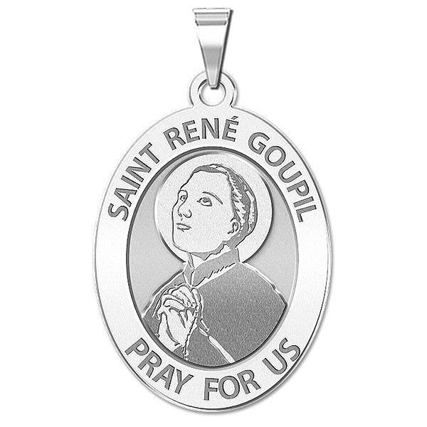 Saint Rene Goupil Oval Medal