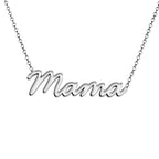 Custom Mother Polished Name Necklace