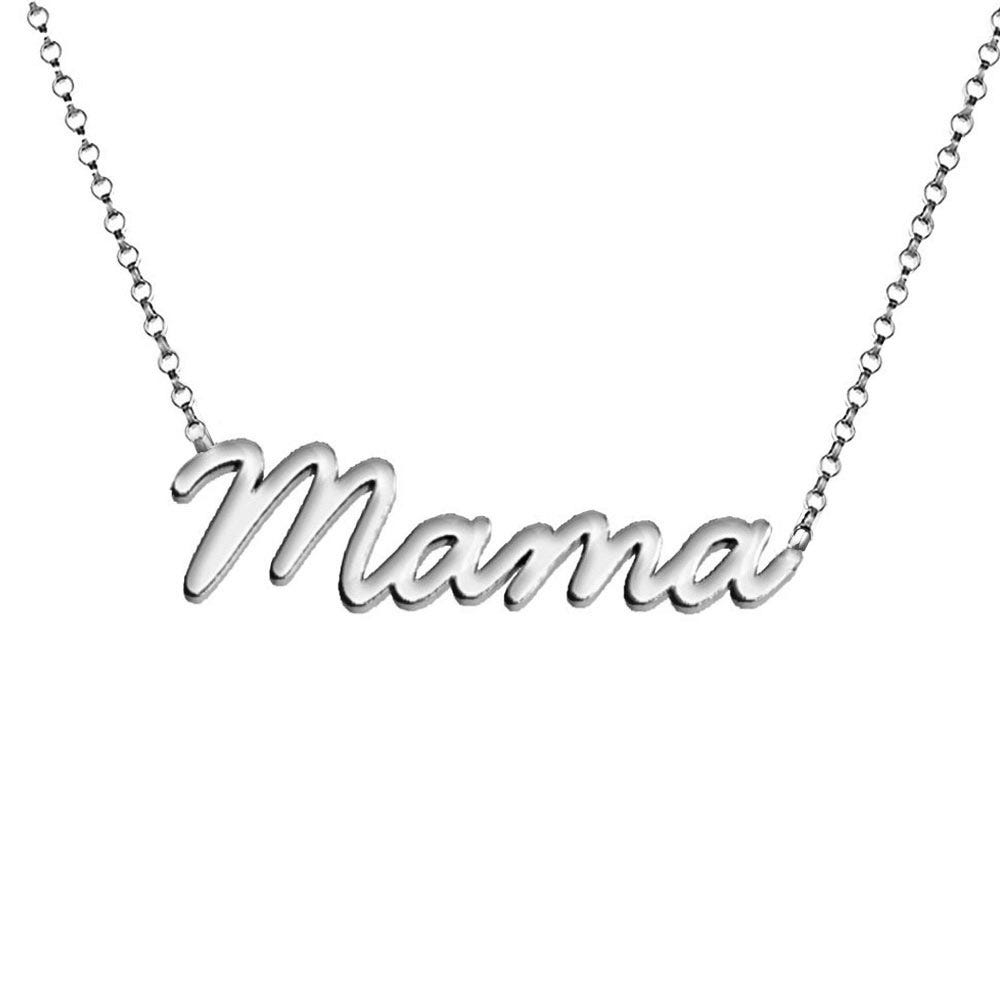 Custom Mother Polished Name Necklace