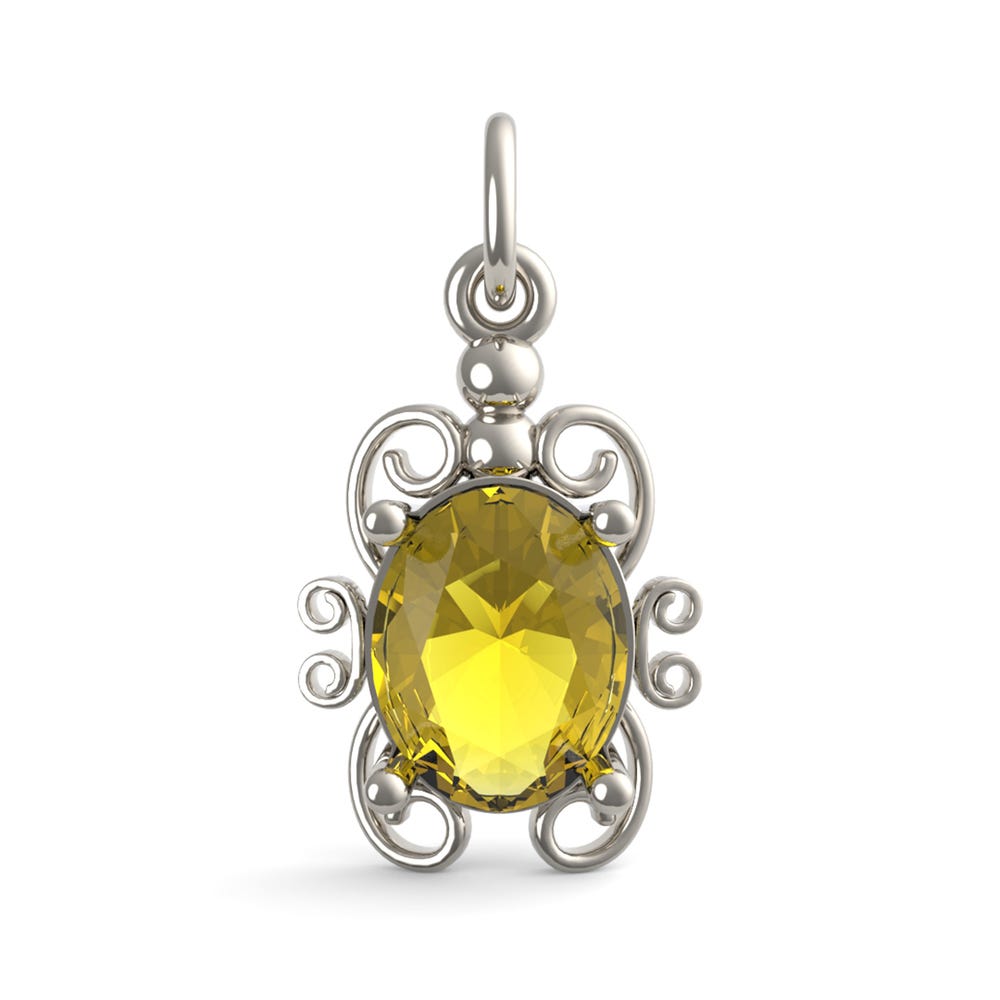 Filigree August Stone Charm(4764-008)