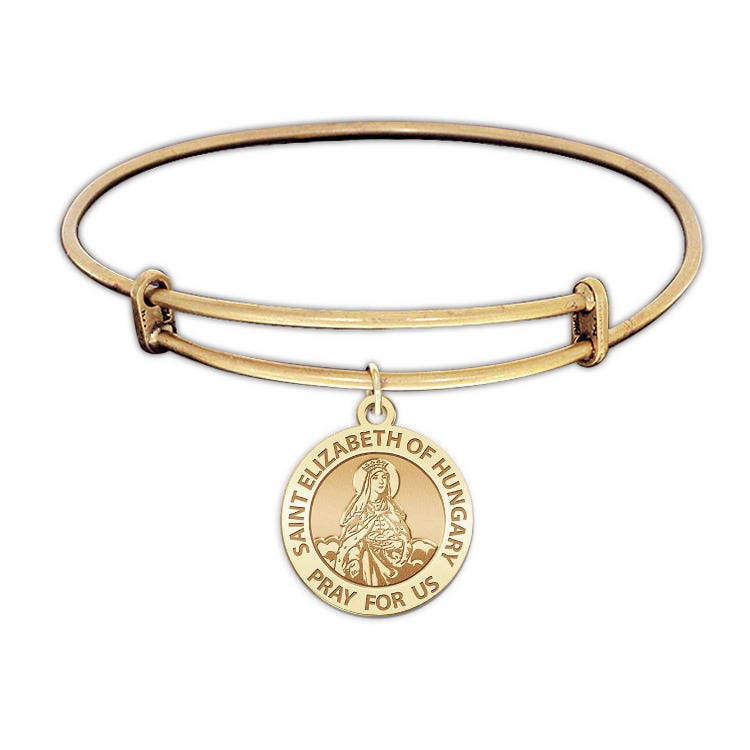 Saint Elizabeth Of Hungary Expandable Bracelet