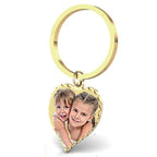Heart Photo Keychain