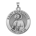 Saint Gorgonius Round Religious Medal