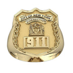 Personalized Corrections Badge Ring with Number & Department
