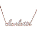 Script Diamond Name Necklace