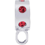 Charmdrop Red Stones