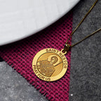 Saint Nestor Round Religious Medal