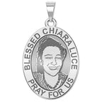 Blessed Chiara Luce Oval Religious Medal