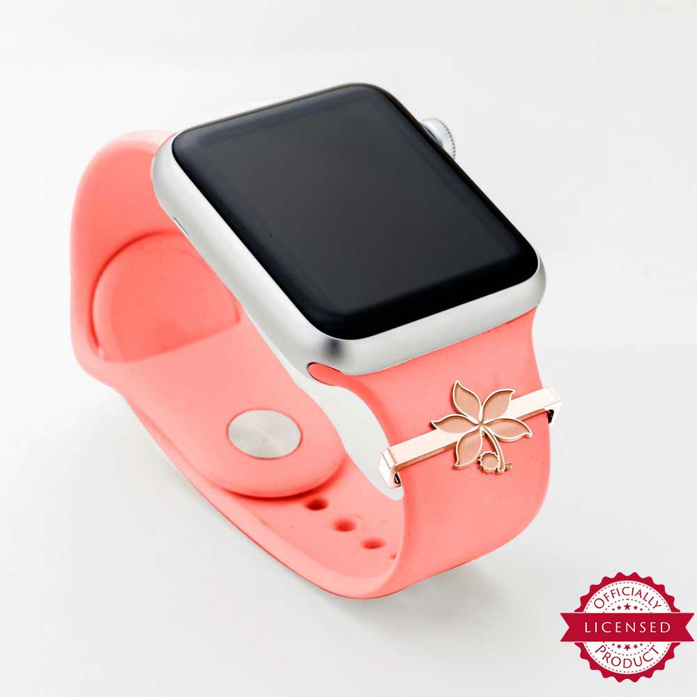 Ohio State University Buckeye Leaf Watch Charm
