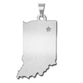 Personalized Indiana Pendant or Charm