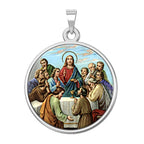The Last Supper Round Religious Medal "Color