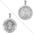 Cheerleader - Saint Christopher Doubledside Sports Religious Medal