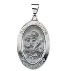 Saint Joseph Hollow Oval Religious Medal